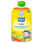 Пюре Чудо-Чадо Яблоко-морковь-айва для детей с 5-ти месяцев 90г