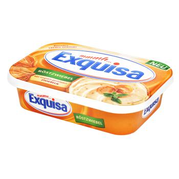 Exquisa Fitline Cream Cheese with Fried Onions 14.6% 175g - buy, prices for NOVUS - photo 1