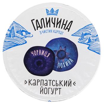 Йогурт Галичина Карпатский Голубика-черника 2,2% 260г - купить, цены на NOVUS - фото 3