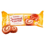 Roshen Golden Key Sponge Roll with Condensed Milk Flavor 180g