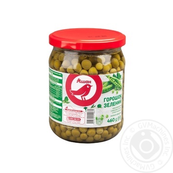 Горошек Auchan зеленый 460г - купить, цены на Auchan - фото 2