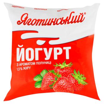 Йогурт Яготинский Клубника 1,5% 400г - купить, цены на NOVUS - фото 1