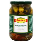 Огірки Iberica Корнішони мариновані 0,5л