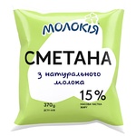 Сметана Молокія 15% 370г