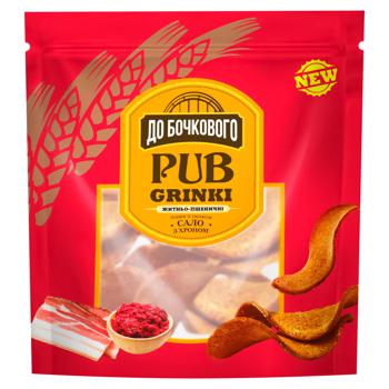 Flint Salo with Horseradish Wavy Rye-wheat Toasts 90g - buy, prices for METRO - photo 1