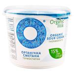 Organic Milk Thermostatic Sour Cream 15% 270g