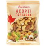 Асорті горіхове Auchan смажене 150г