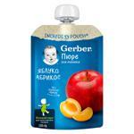 Пюре Gerber Яблоко и абрикос 150г
