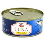 Тунець Alba Food цілий в олії 150г