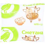Сметана Auchan 21% 400г
