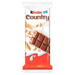 Kinder® Сountry Milk Chocolate with Milk Fillings and Cereals 23.5g