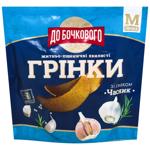 Do Bochkovogo Rye Wheat Wavy Rusks with Garlic Flavour 80g
