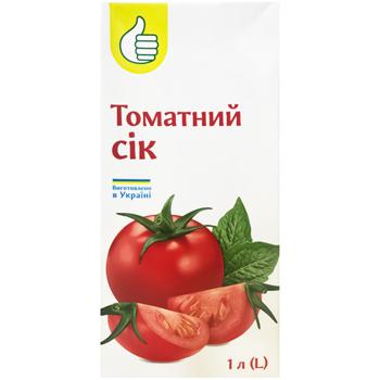 Auchan Tomato Juice 1l - buy, prices for Auchan - photo 1