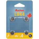 Auchan Standard Batteries LR44 4pcs