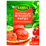 Приправа Kamis до м'ясного фаршу з сушеними помідорами 20г