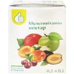 Auchan Multivitamin Nectar 200ml