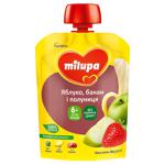 Пюре Milupa Яблоко-Банан-Клубника для детей с 6 месяцев 80г