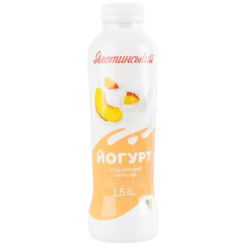 Йогурт Яготинський Персик 1,5% 520г - купити, ціни на МегаМаркет - фото 1