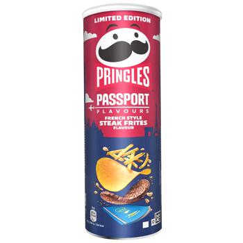 Чипси Pringles Passport French Style Staek Frites 165г - купити, ціни на Auchan - фото 1
