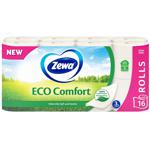 Туалетний папір Zewa Eco Comfort 3-шаровий 16шт