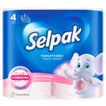 Туалетная бумага Selpak Perfumed Пудра 3-слойная 4шт