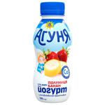 Йогурт Агуня з наповнювачем полуниця-банан 2,7% 185г