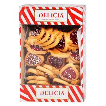 Delicia Zheleyna Yagidka Strawberry Flavored Cookies 300g - buy, prices for NOVUS - photo 2