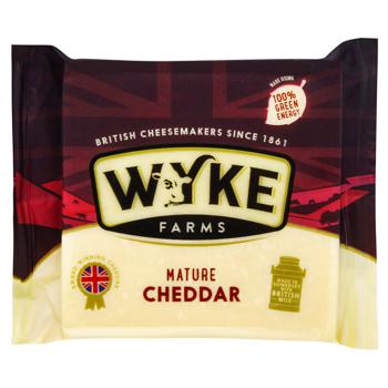 Сир Wyke Farms Чеддер класичний 34,9% 200г - купити, ціни на МегаМаркет - фото 1