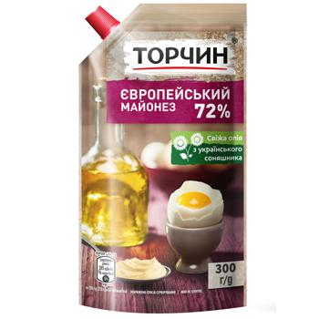 Майонез ТОРЧИН® Європейський 72% 300г - купити, ціни на МегаМаркет - фото 1