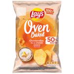 Чипсы Lay's Oven Baked картофельные со вкусом лисичек в сметане 110г
