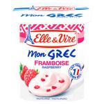 Десерт Elle&Vire Греческий с малиной 8,5% 125г