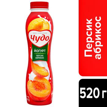 Йогурт Чудо Персик-абрикос 2,5% 520г - купить, цены на NOVUS - фото 2