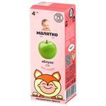 Malyatko for children from 4 months apple juice 200ml