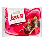 Roshen Lovita Butter Cookies with Jelly Filling with Raspberry Flavor 420g
