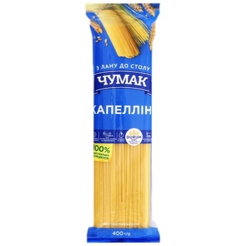 Макаронные изделия Чумак Капеллини 400г - купить, цены на МегаМаркет - фото 1