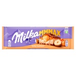 Milka Milk Chocolate with Milk and Caramel Fillings and Roasted Whole Hazelnuts 300g