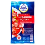 Крабові роли Водний Світ із сурімі з м'ясом краба охолоджені 200г