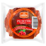 Рулетик Румянец с повидлом с ароматом малины 100г